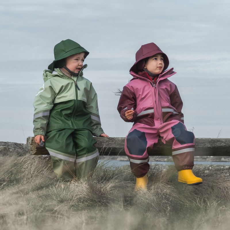 Dežni komplet WATERMAN KIDS SET 12 Pine Green