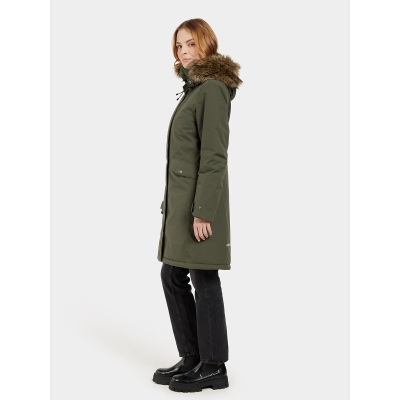 Ženska jakna ERIKA WNS PARKA 3 Deep Green