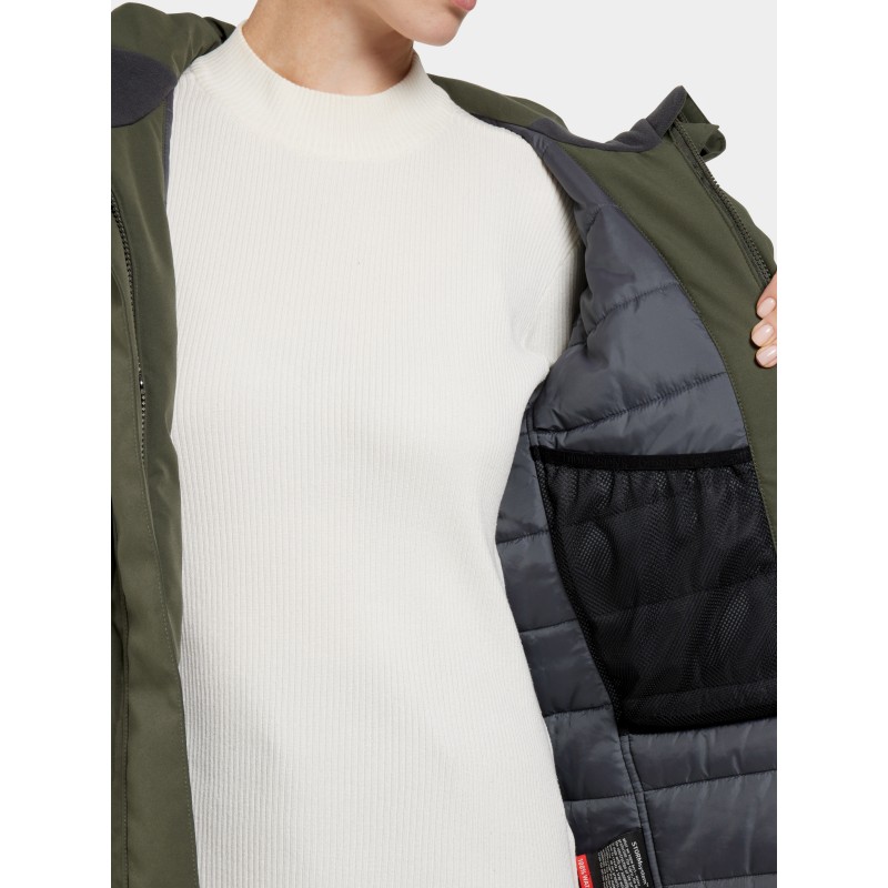 Ženska jakna ERIKA WNS PARKA 3 Deep Green