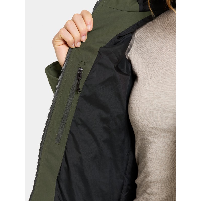 Ženska jakna HELLE WNS PARKA 6 Deep Green