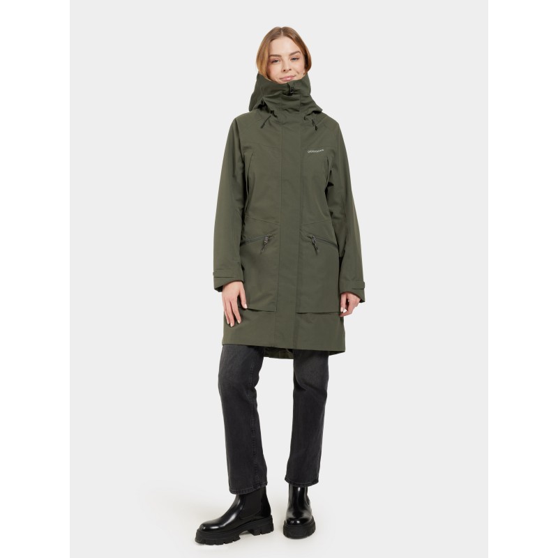Ženska jakna ILMA WNS PARKA 8 Deep Green