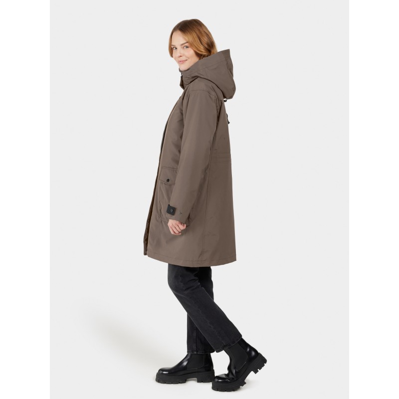 Ženska jakna ILSA WNS PARKA Mocha Brown