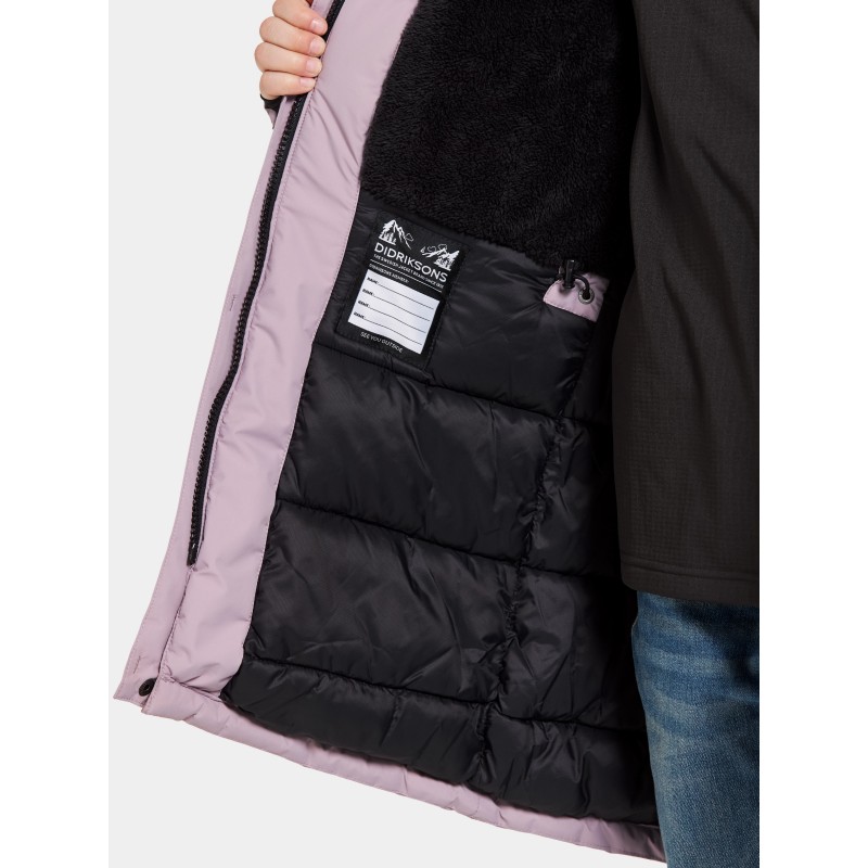 Otroška jakna PORFYR KIDS PARKA Dusty lilac