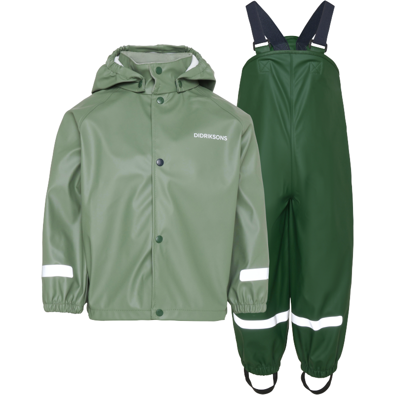 Dežni komplet SLASKEMAN KIDS SET Light Moss
