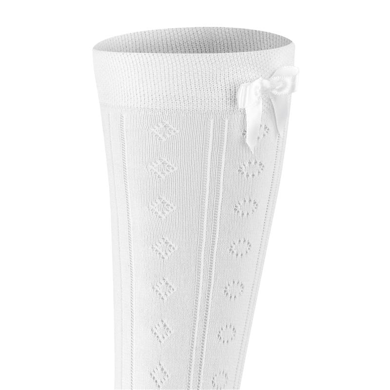 Dječje čarape FALKE Ajour KH white