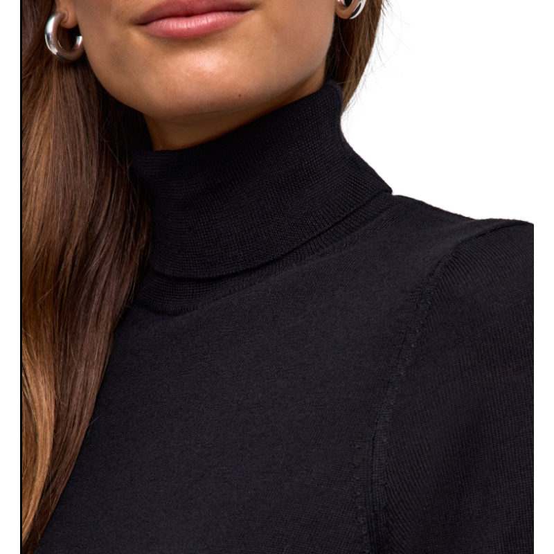 Ženski pulover FAV Merino X-Fine Roll Neck w black