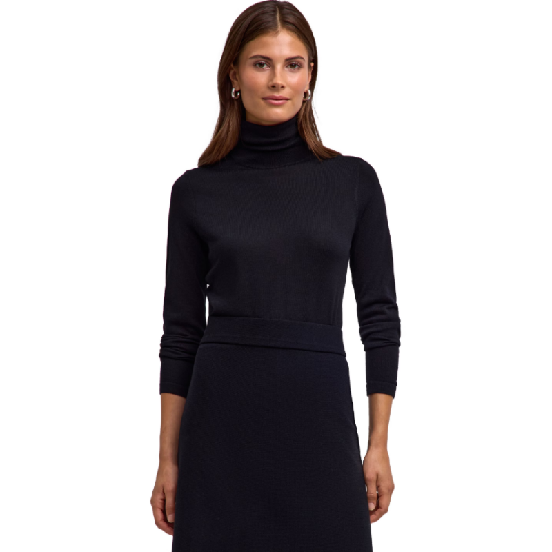 Ženski pulover FAV Merino X-Fine Roll Neck w black
