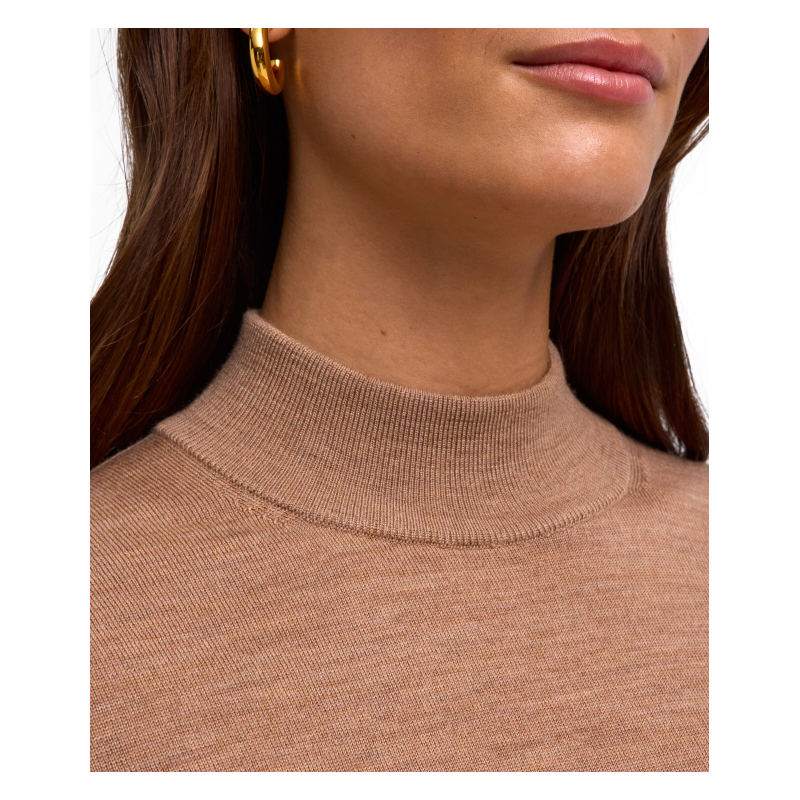 Ženska haljina FAV Merino X-Fine Dress w camel