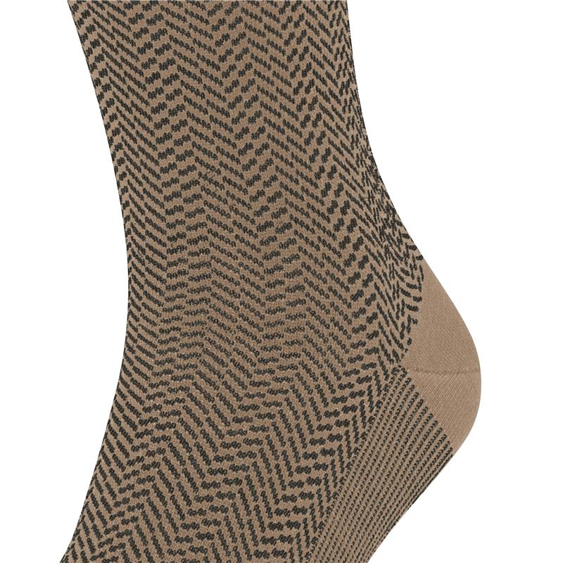 Nogavice FALKE Airport Herringstripe Men Socks camel