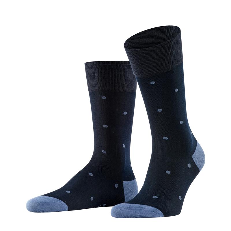 Čarape FALKE Dot SO dark navy