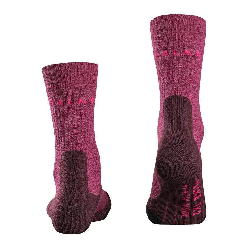 Nogavice FALKE TK2 Explore Wool Women Trekking Socks burgund