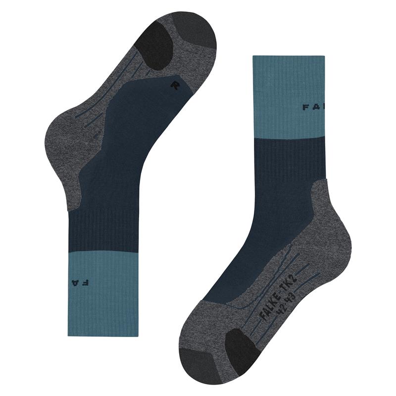 Nogavice FALKE TK2 Explore Men Trekking Socks blue steel