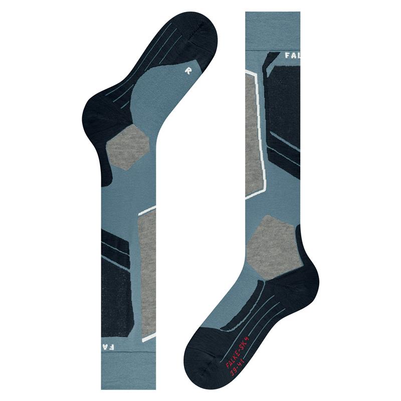 Nogavice FALKE SK4 Advanced Men Skiing Knee-High Socks smoke