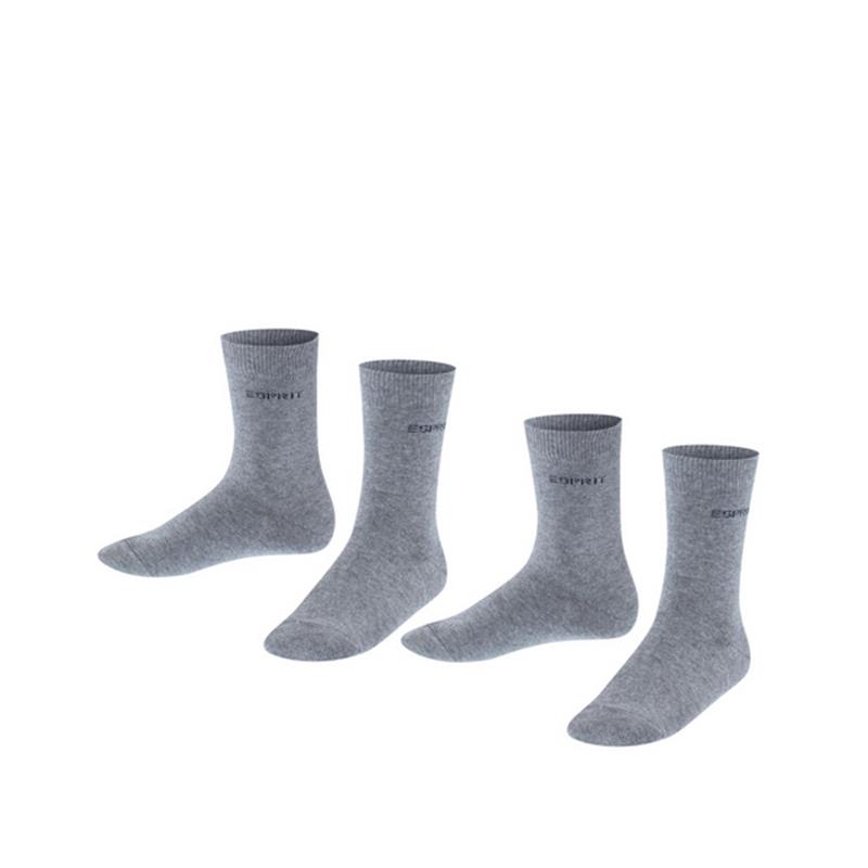 Dječje čarape Esprit Foot Logo 2-Pack Kids SO light greym