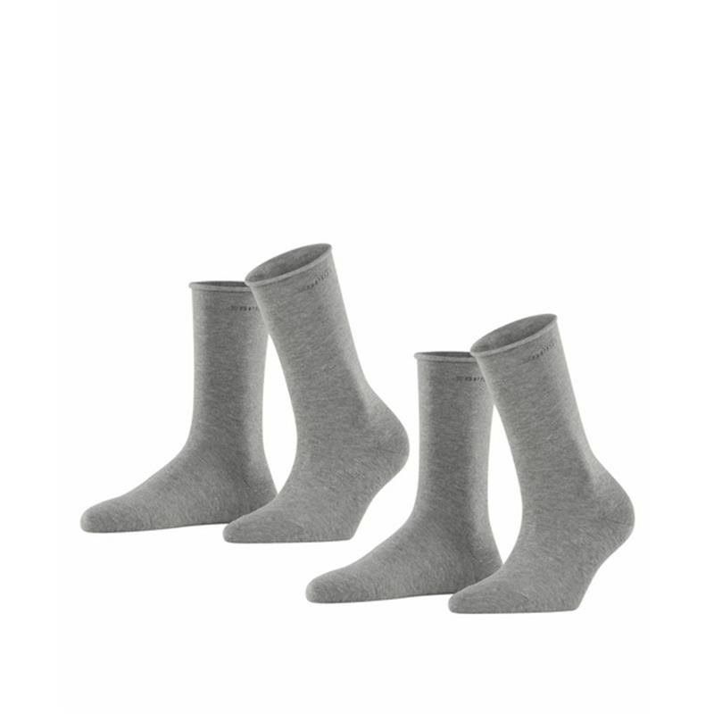 Ženske čarape Esprit Basic Pure 2-Pack Women SO light grey