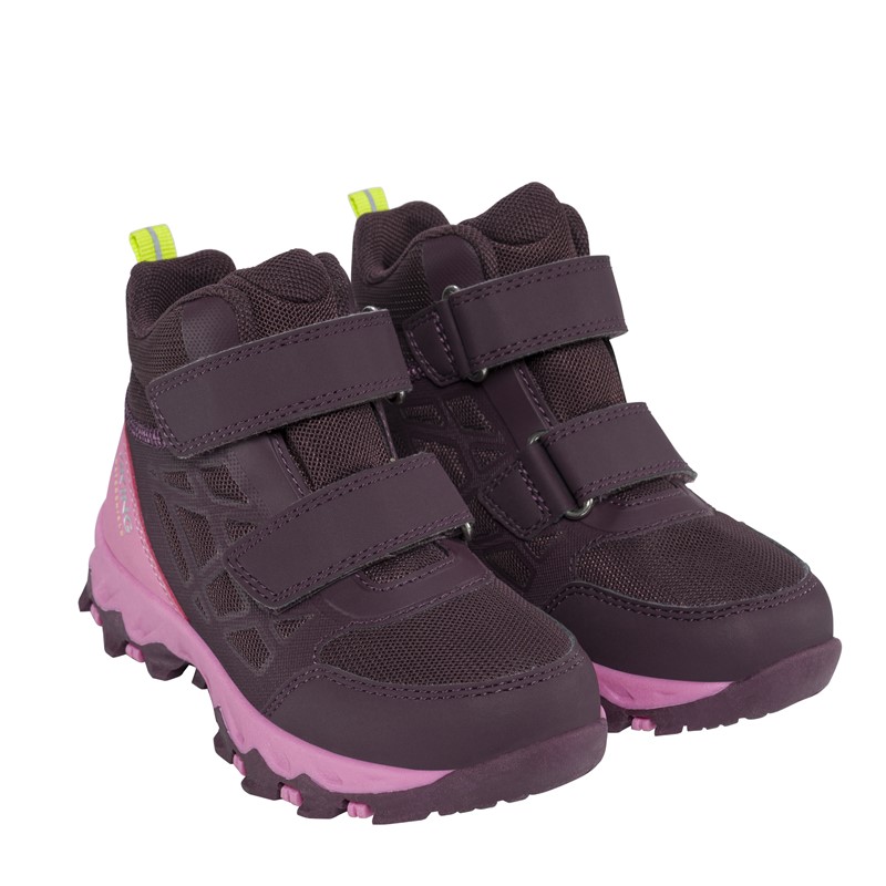 Otroški čevlji Track Mid WP 2V Plum/Multi
