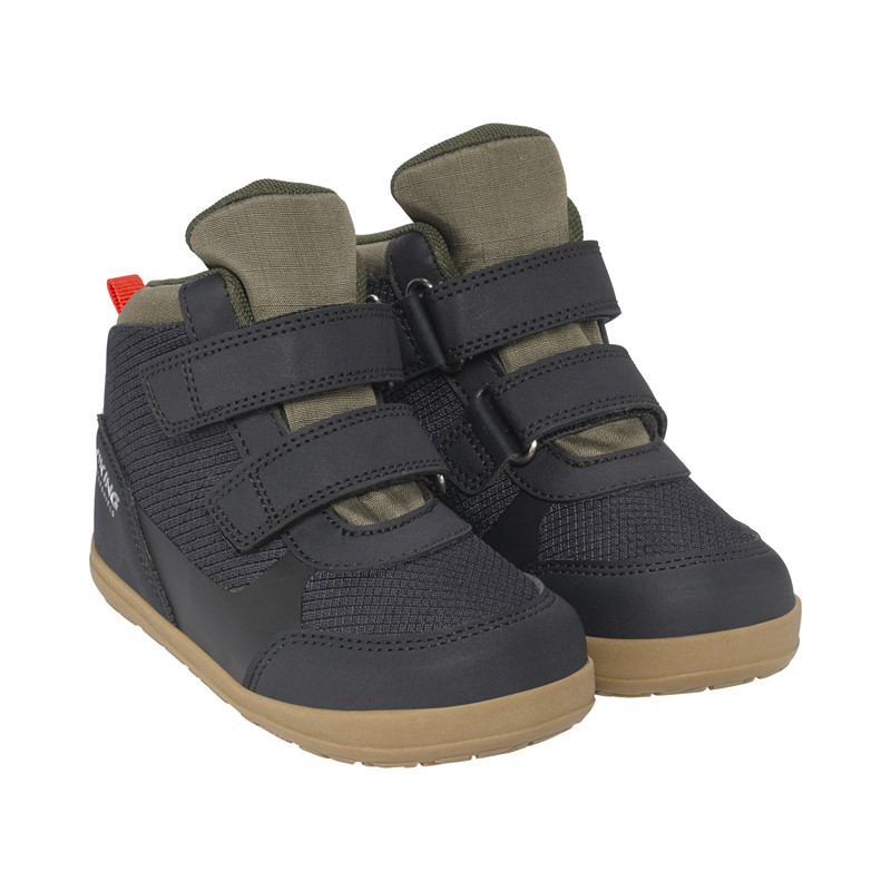 Otroški čevlji Aspen Barefoot Mid WP 2V Black