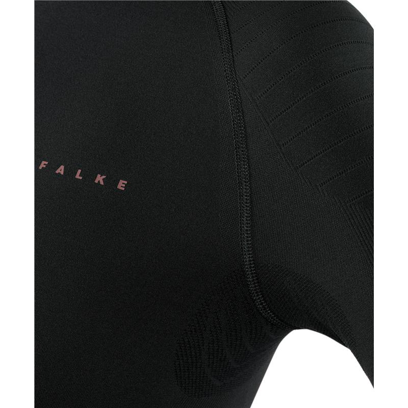 Ženska majica FALKE MW Longsleeved Shirt Turtleneck w black-