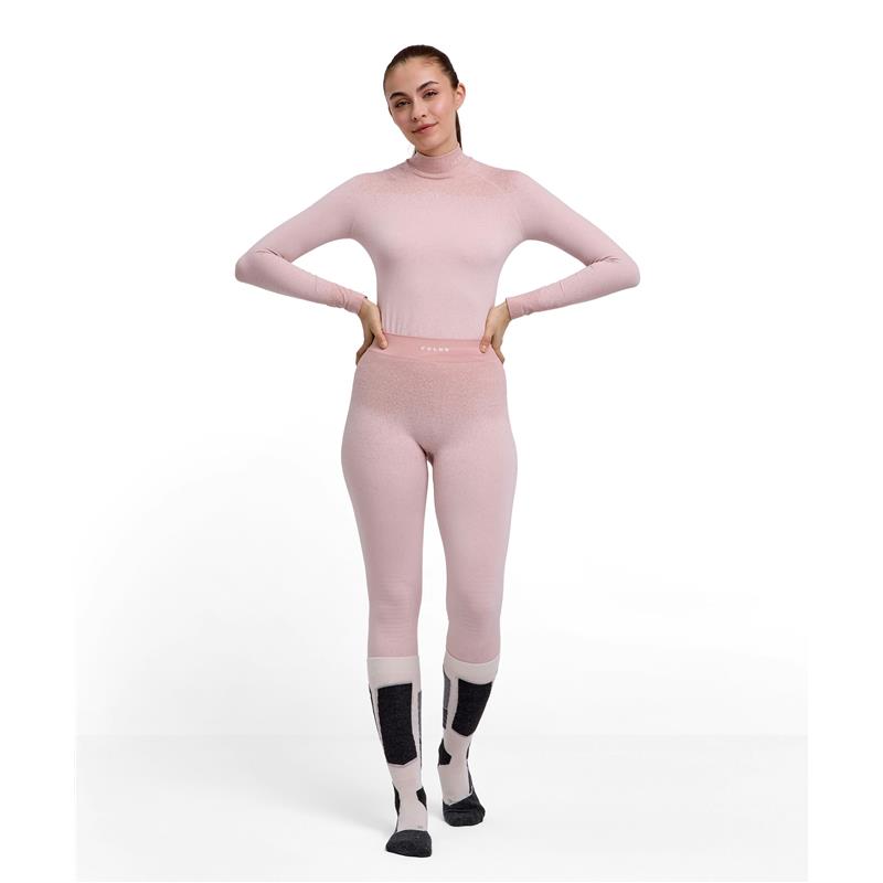 Žensko spodnje perilo FALKE Tights Maximum Warm off-white