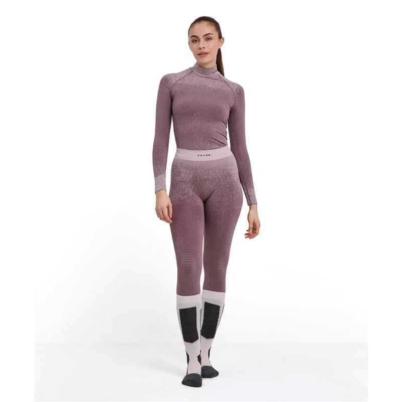 Žensko spodnje perilo FALKE Tights Maximum Warm mahogany
