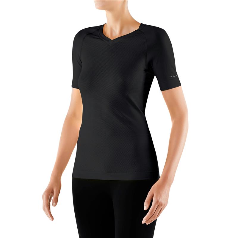 Ženska majica FALKE C SS Shirt Regular w black