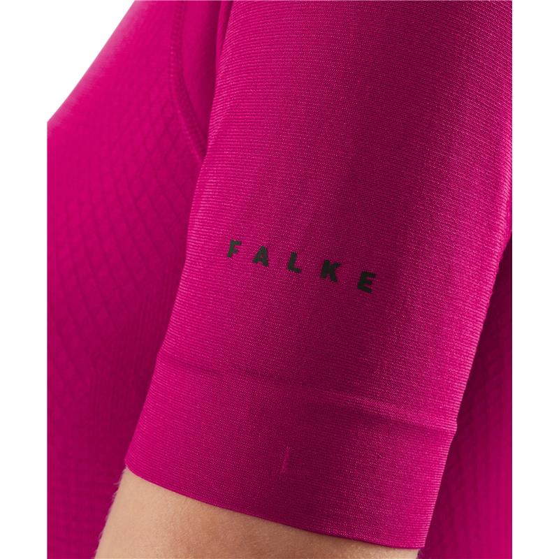 Ženska majica FALKE C SS Shirt Regular w berry