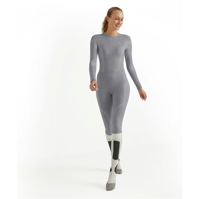 Žensko spodnje perilo FALKE Tights Wool-Tech grey-heather