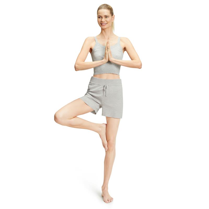 Ženske kratke hlače FALKE Yoga Shorts w light grey