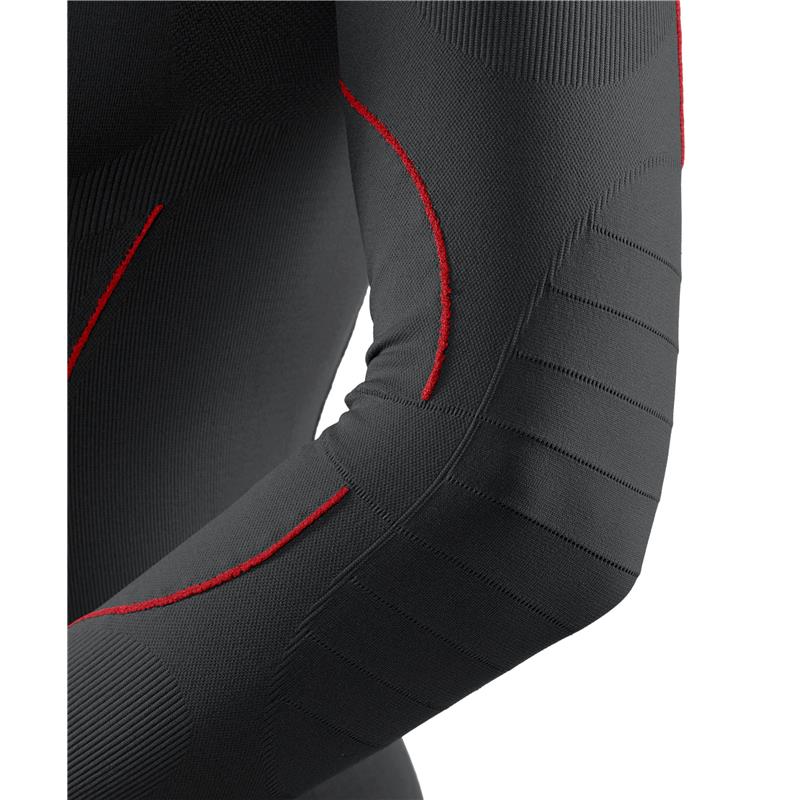 Ženska majica W Longsl. T w black-fuego