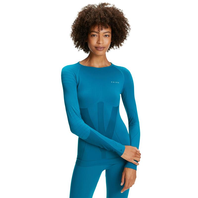 Ženska majica FALKE W LS Tight w peackock