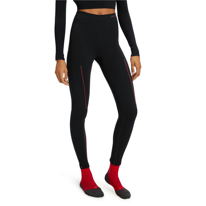 Ženske tajice FALKE W Long Tights w black-fuego