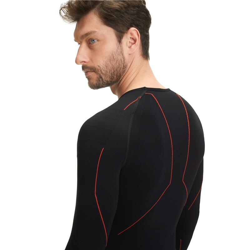 Muška majica W Longsl. T m black-fuego