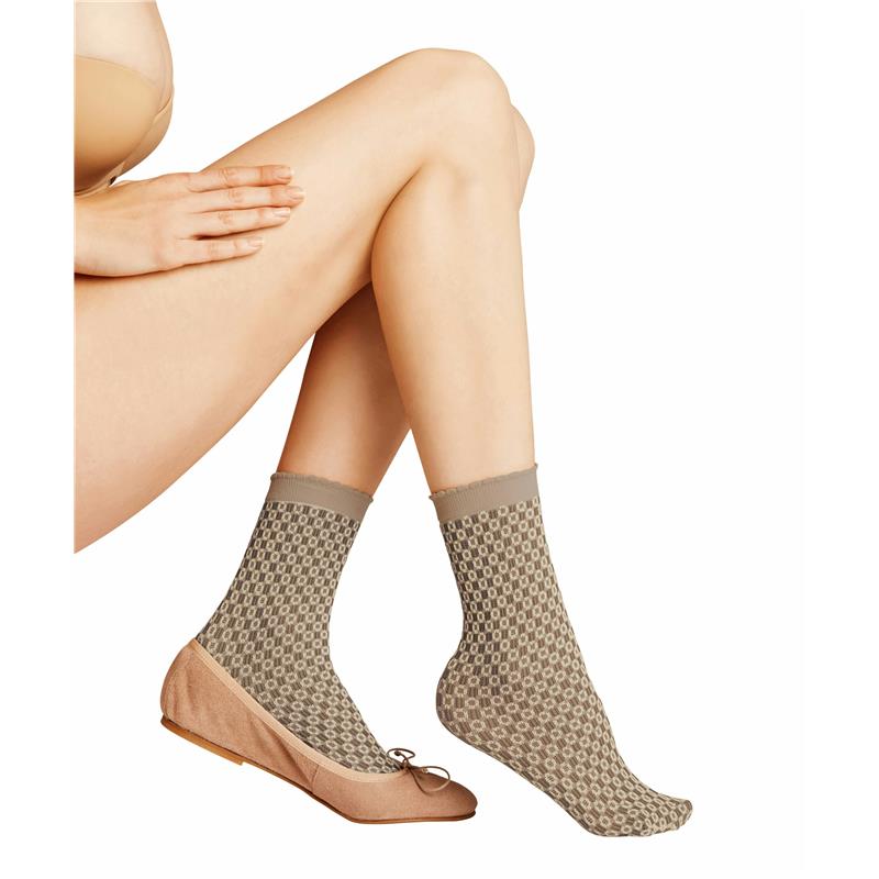 Ženske čarape FALKE Tricot Eyelet 50 DEN Women Anklets wal