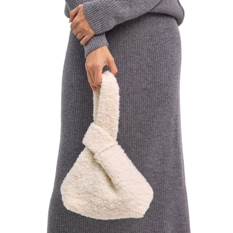 Torba SEL Bouclé Dumpling Bag woolwhite