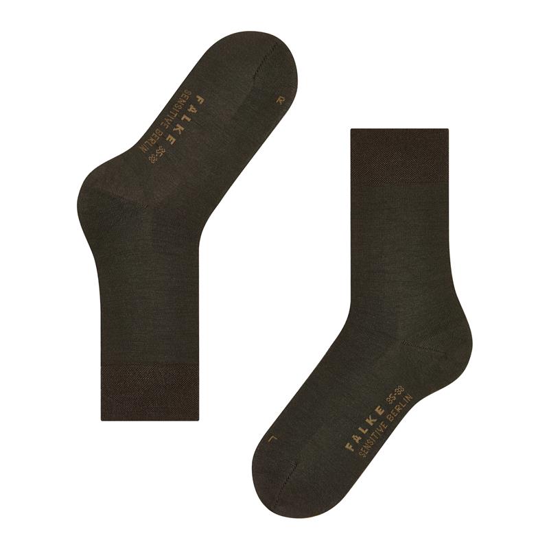 Nogavice FALKE Sensitive Berlin Women Socks dark brown