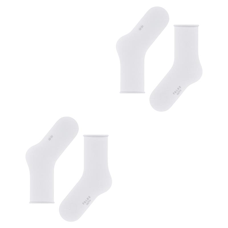 Nogavice FALKE Happy 2-Pack Women Socks white