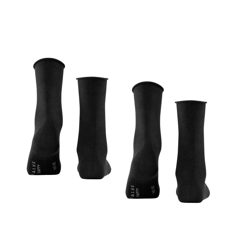 Nogavice FALKE Happy 2-Pack Women Socks black