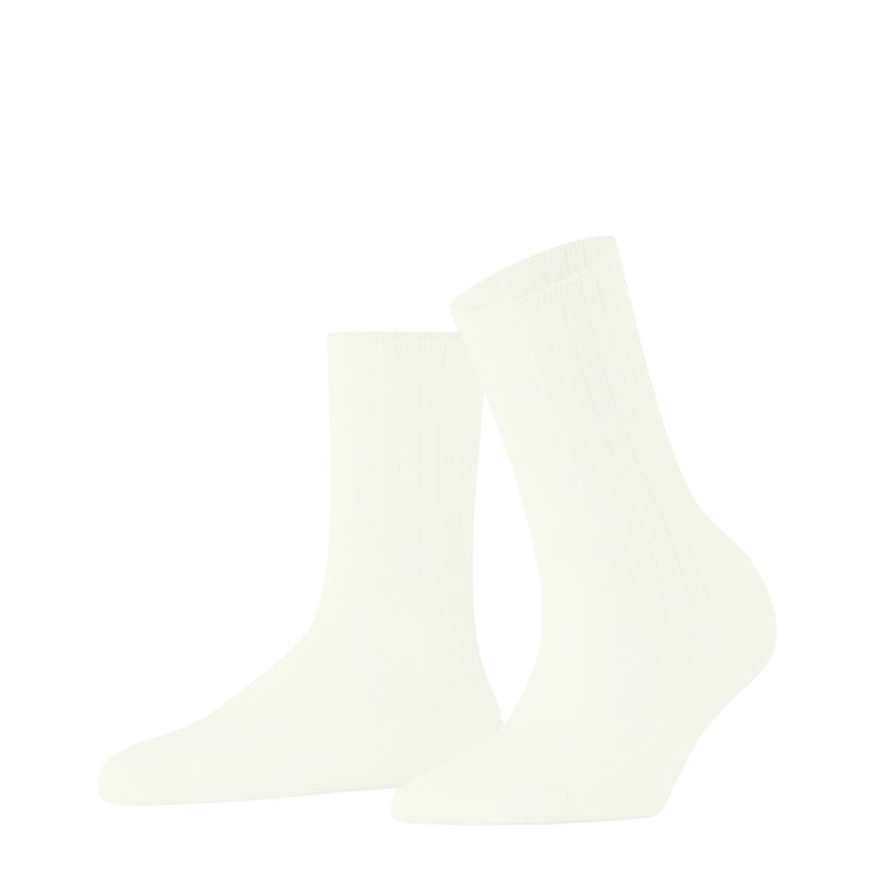 Nogavice FALKE Cotton Rib Women Socks off-white