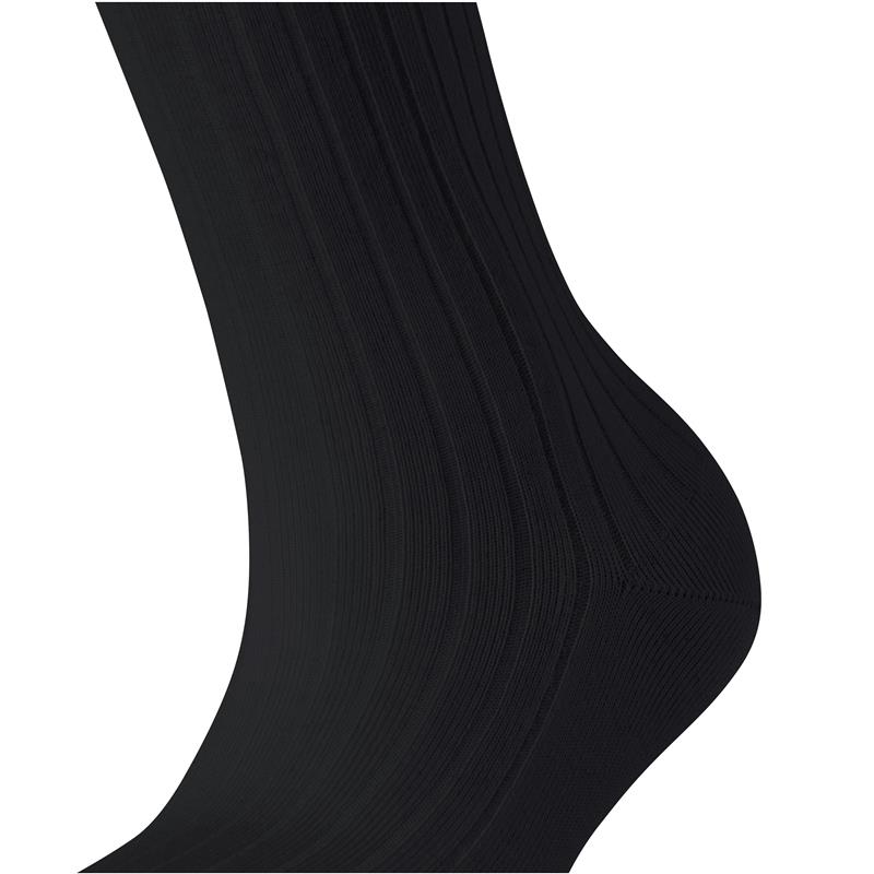 Nogavice FALKE Cotton Rib Women Socks black