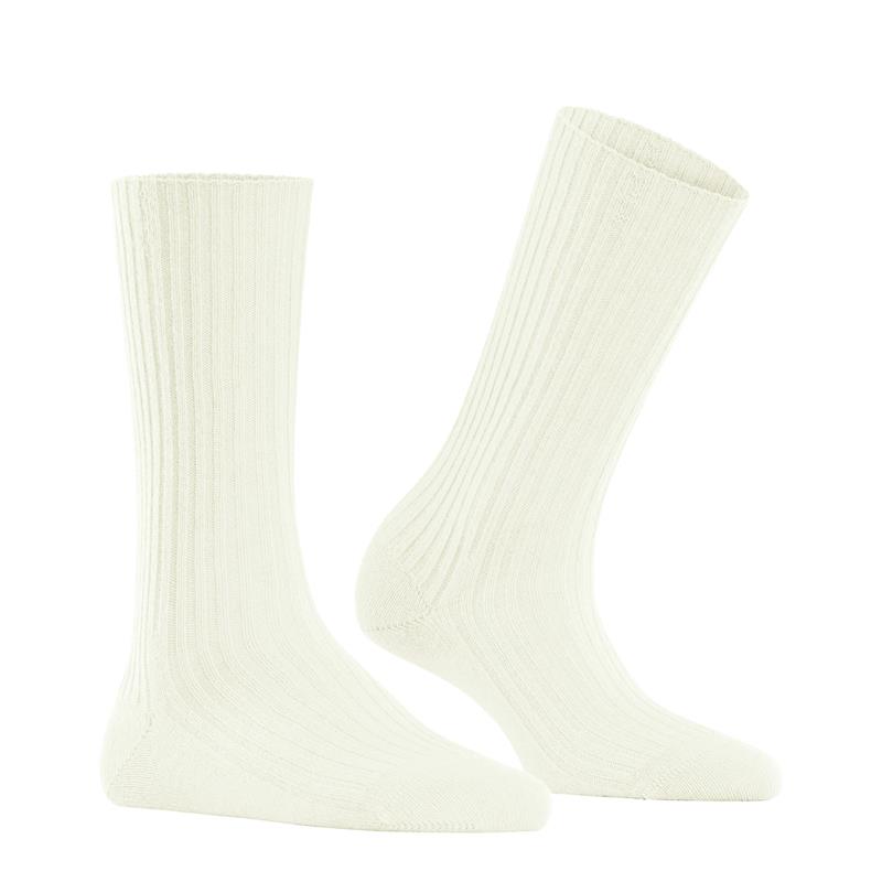 Nogavice FALKE Cosy Wool Boot Women Boot Socks off-white