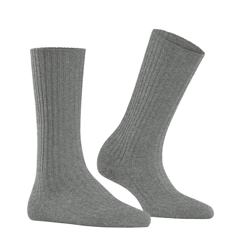 Nogavice FALKE Cosy Wool Boot Women Boot Socks light greymel