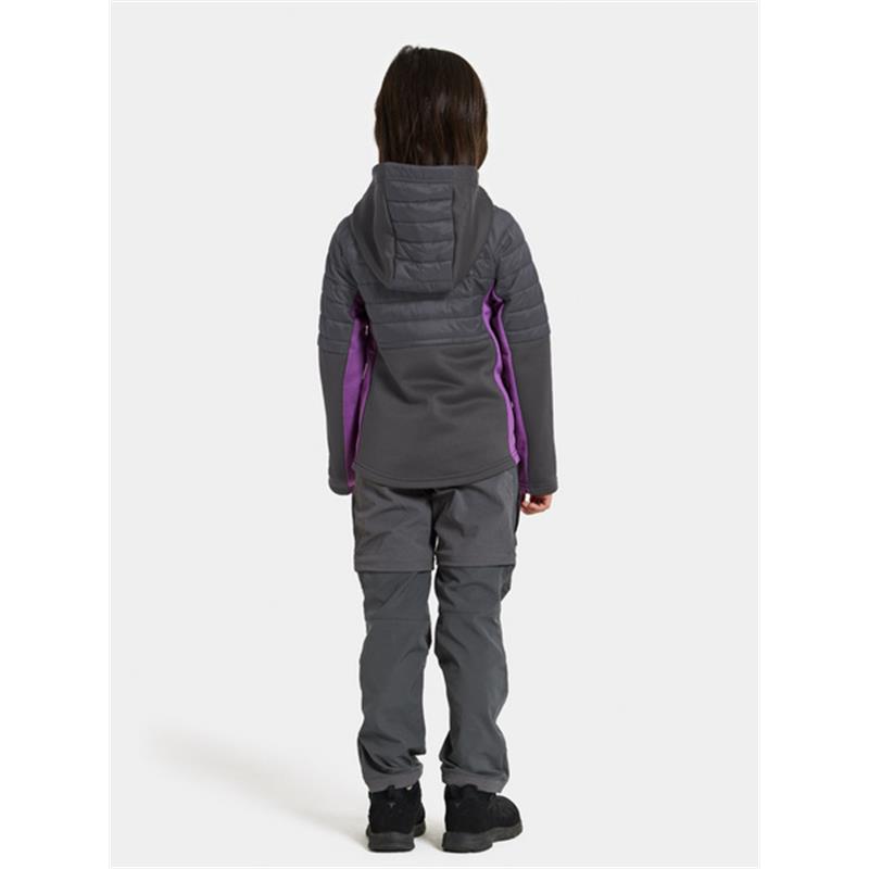 Dječja jakna NEJLIKA KIDS FZ Coal black