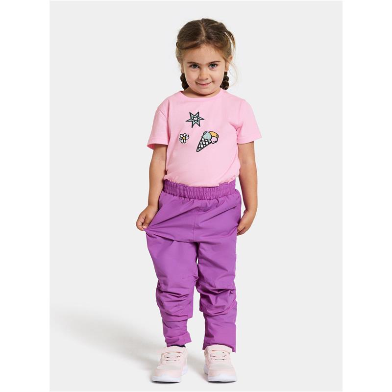 Dječje hlače IDUR KIDS PANTS 4 Tulip Purpl