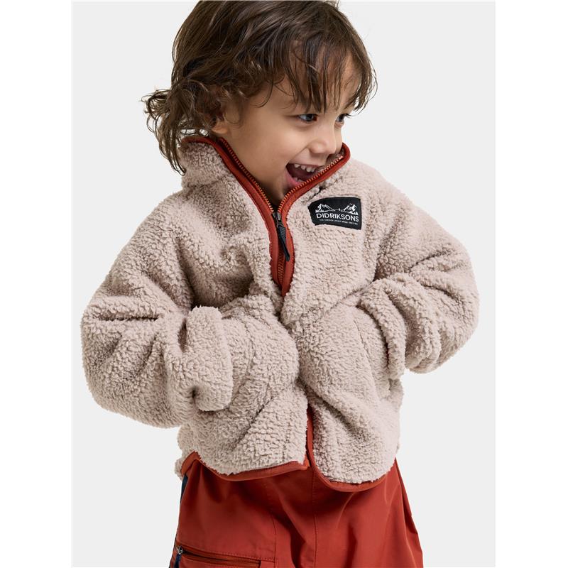 Otroška jopa GIBBS KIDS FULLZIP 2 Beach Beige/Rust