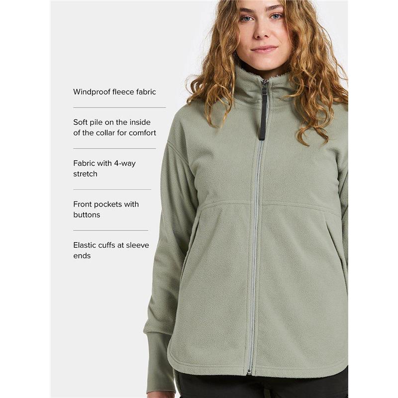 Ženska jopa RONJA WNS FULLZIP Green