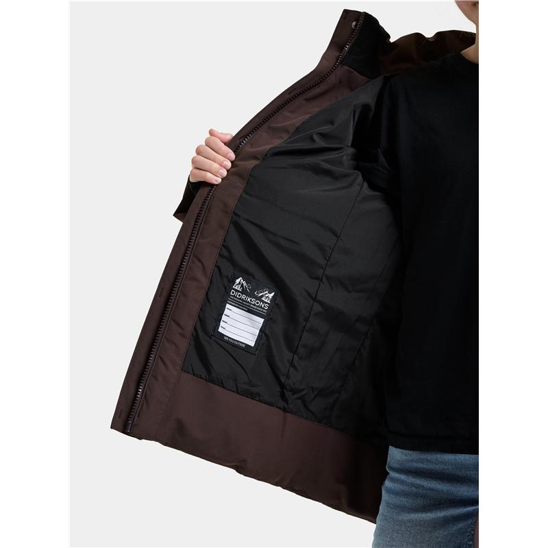Otroška jakna SILIKAT KDS JACKET Shadow Brown