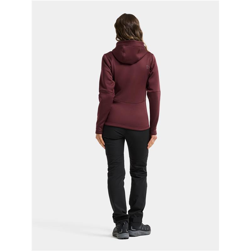 Ženska jopa ANNELI WNS FULLZIP 3 Old rust