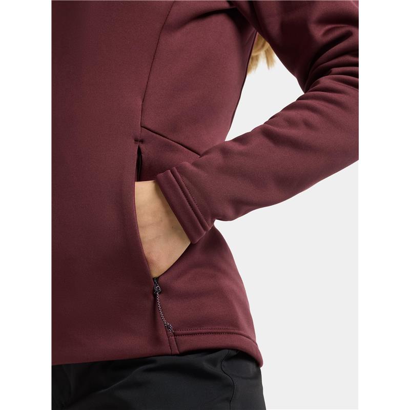 Ženska jopa ANNELI WNS FULLZIP 3 Old rust