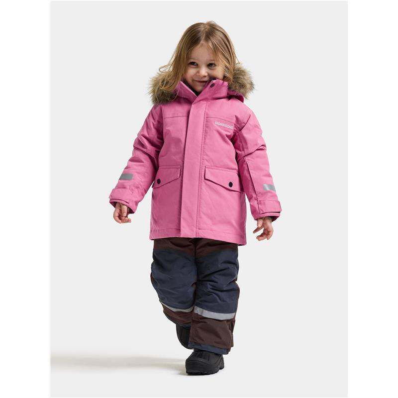 Otroška jakna BJÄRVEN KIDS PARKA 5 Heather Pink