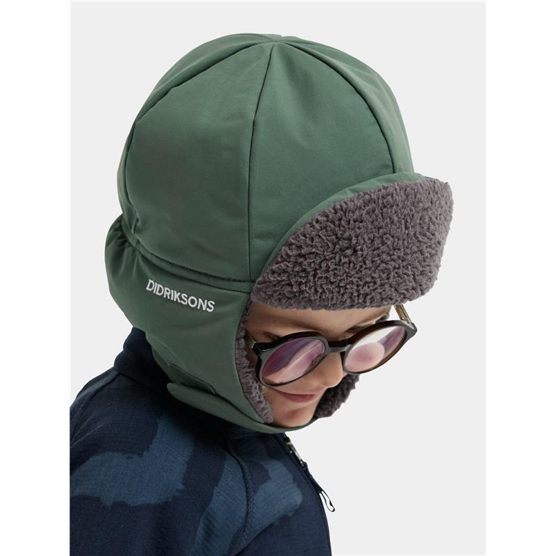 Otroška kapa BIGGLES CAP 7 Dark Moss